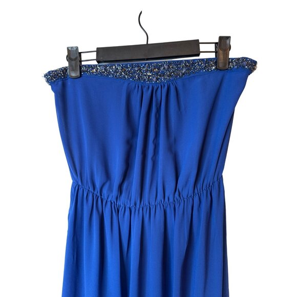 Zara Trafaluc Blue Beaded Medium Maxi - Picture 4 of 14